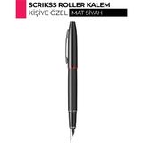 Giftcrea Kişiye Özel Scrikss Noble 35 Dolma Kalem - Isim ve Logo Baskılı M Uç Kalem - Mat Siyah