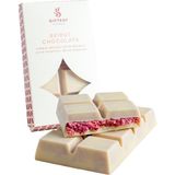 Gifteay by Taze Çikolata Dubai Çikolatası Beirut %75 Kırmızı Meyveli Çıtır Dolgulu Belçika Beyaz Tablet Çikolata 200g