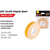 Gifted Çift Taraflı Köpük Bant 19mm x 5m 5 adet