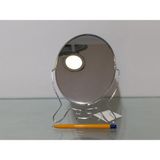 Gifted Metal Oval Ayaklı Masa Aynası Büyük - Gümüş