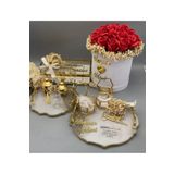 gifthomeshop Kız Isteme Çikolatası, Nişan Çikolatası, 4 lü Set
