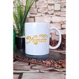 giftkonsept 100% Vegan Yazılı Hediyelik Baskılı Çay Kahve Sunum Kupa Bardak, QBM5876