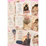 giftkonsept Anneler Günü Özel 18’li Kartpostal Seti Duygusal Sözlü Tasarım Kartlar Hediye Not Kartı Tebrik Kartı Pano Kartı - Renkli