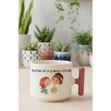 giftkonsept Başına Bela Olmaya Geldim Baskılı Eş, Sevgili, Arkadaş Karı Kocaya Hediyelik T Kulplu Latte Fincanı, QB1L2583