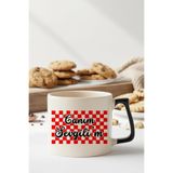 giftkonsept Dama Detaylı Canım Sevgilim Baskılı Eş, Karı Koca Sevgiliye Hediyelik D Kulplu Kupa Bardak, QBLK2530