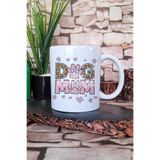 giftkonsept Dog Mom Desenli Köpek Annesi Köpeksever Şık Hediyelik Baskılı Çay Kahve Sunum Kupa Bardak, QBM5792