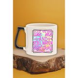 giftkonsept Don't like me & watch? You're a fan Komik Arkadaşa Doğum Günü Hediye Siyah Kulplu Kupa Bardak, QBT5155