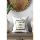 giftkonsept Efsaneler Nisanda Doğar Baskılı Doğum Günü Özel Gün Hediyelik Elyaf Saten Mini Dekoratif Yastık, QBY8259