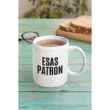 giftkonsept Esas Patron Yazılı Komik Eğlenceli Sevgililer Günü Hediye Kupa Bardak, QB2M005