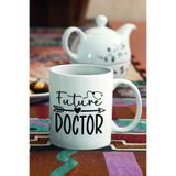 giftkonsept Future Doctor Tıp Bayramı Doktora Baskılı Hediyelik Tıp Öğrencisi Kupa Bardak, QBM2400