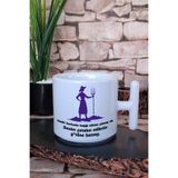 giftkonsept Herkesin Kaşığı Sütten Çıkmış Baskılı Eğlenceli Hediye T Kulplu Latte Fincanı Kupa Bardak, QB1L1748