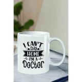 giftkonsept I Can't Stay Home I'm A Doctor Tıp Bayramı Doktora Baskılı Hediyelik Kupa Bardak, QBM2402