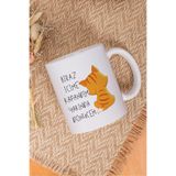 giftkonsept İçime Kapandım Yakında Dönücem-Kedi Baskılı Hediyelik Eğlenceli Beyaz Kupa Bardak, QBM5943