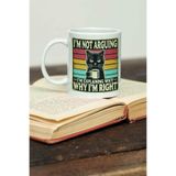 giftkonsept I'm Not Arguing I'm Explaining Why I'm Right Tıp Bayramı Doktora Baskılı Hediyelik Kupa Bardak, QBM2406
