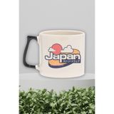 giftkonsept Japan Temalı Baskılı Japon Kültürü Anime Manga Tasarımı Doğum Günü Hediye Siyah Kulplu Kupa Bardak, QBT5310