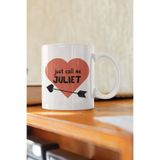 giftkonsept Just Call Me Juliet Baskılı Romantik Yıldönümü Sevgililer Günü Hediye Kupa Bardak, TYC0894174858M0QB2M002007