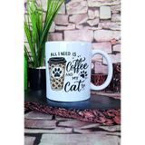 giftkonsept Kedi Komik Eğlenceli Esprili Kedisever Kedi Sahibi Neşeli Hediye Baskılı Kupa Bardak, QBM5727