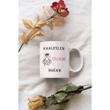 giftkonsept Kraliçeler Bu Ayda Doğar Baskılı Doğum Günü Özel Gün Arkadaş, Sevgiliye Hediyelik Beyaz Kupa Bardak, PEMBE-09