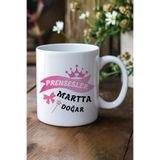 giftkonsept Kurdeleli Prensesler Martta Doğar Baskılı Doğum Günü Hediyelik Kupa Bardak, QBM8269