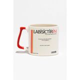 giftkonsept Labisictrin Kupa | Doktor Hemşire Eczacı Komik İlaç Tasarımı | Kırmızı Kulplu Seramik Bardak, QBLK2315