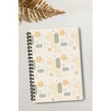 giftkonsept Modern ve Sade Çizgili Soft Renkli 50 Yaprak 100 Sayfa Sprialli Defter - A5 - Çizgisiz