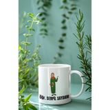 giftkonsept Öğretmenler Günü-2, Hediyelik, Özelleştirilebilir İsim Baskılı Beyaz Seramik Kupa Bardak, QBM2119