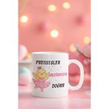 giftkonsept Prensesler Bu Ayda Doğar Baskılı Doğum Günü Özel Gün Arkadaş, Sevgiliye Hediyelik Beyaz Kupa Bardak, Beyaz-6