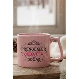 giftkonsept Prensesler Şubatta Doğar Baskılı Doğum Günü Özel Gün Hediyelik Pembe D Kulplu Kupa Bardak, QBPLK5993