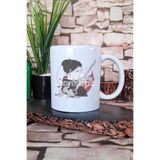 giftkonsept Samuray Kızı 2 Baskılı Anime Savaşçı Kız Japon Manga Hediyelik Baskılı Çay Kahve Sunum Kupa Bardak, QBM5286