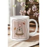 giftkonsept Sonbahar Temalı Mum Baskılı Hediyelik Kupa Bardak, QBM8163