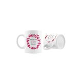 giftkonsept Sonsuza Dek Sen ve Ben Eş Sevgili Çift Karı Koca Tarih Baskılı Romantik Hediyelik Kupa Bardak Set, QBM1787