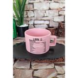 giftkonsept Terazi Burcu Libra nutrition facts Esprili Kare Kulplu Fincan Pembe Kupa Bardak, QBNF5205