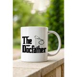 giftkonsept The Docfather Baskılı Komik Gotfather Esprili Doktor Sağlık Çalışanı Hediyesi Kupa Bardak, QBM2597