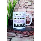 giftkonsept You Can't Scare Me I'm A Preschool Teacher Baskılı Komik Hediye Baskılı Kupa Bardak, QBM5649