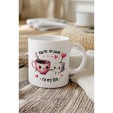 giftkonsept You're The Sugar To My Tea Sevgiliye Hediye Komik Baskılı Sevgili Kupa Bardak, QBM2304