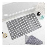GiftMatikCenter Karree Design GRİ 66 Vantuzlu Banyo Duş Kaydırmaz Paspas