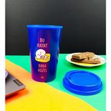 Giftmoda 2'li Motto Tasarımlı Plastik Kahve Bardağı