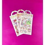 Giftmoda 3'lü Tatlı Kız Şeffaf Sticker - --