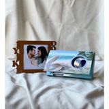 Giftmoda Ahşap İyiki Doğdun Çeçeve Ve İnci Kolye Hediye Seti