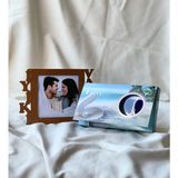 Giftmoda Ahşap İyiki Varsın Çeçeve Ve İnci Kolye Hediye Seti