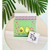 Giftmoda Avokado Beni Tamamlıyorsun Mini Albüm ve Rozet Set