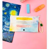 giftmoda Believe Dream Shine Tasarımlı Bez Kalemlik Cüzdan