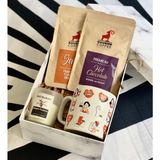 Giftmoda Girl Gang Tasarımlı Kupa Kokulu Cam Mum Sıcak Çikolata Ve Sahlep Kadınlara Özel Hediye Seti