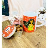 Giftmoda Ilkbahar Kızı Tasarımlı Kadınlara Özel Hediye Seti - Renkli
