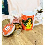 giftmoda İlkbahar Kızı Tasarımlı Kadınlara Özel Hediye Seti