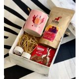 giftmoda Kadın Gücü Tasarımlı Kupa Elmas Balon Gece Lambası Filtre Kahve Ve Çikolata Hediye Seti