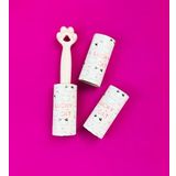 giftmoda Kedi Figürlü Tüy Toplayıcı Rulo 60 Yaprak 2 Adet Yedek Başlık