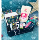 giftmoda Mutlu Yıllar Tasarımlı Kutulu Kupa Filtre Kahve Baston Şeker Ve Kokulu Mum Yılbaşı Seti