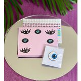 Giftmoda Nazar Göz Mini Albüm ve Rozet Set