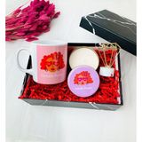 Giftmoda Özel Kutulu Kadın Gücü Tasarımlı Kupa Kokulu Mum Ve Mini Elmas Lamba Hediye Setleri